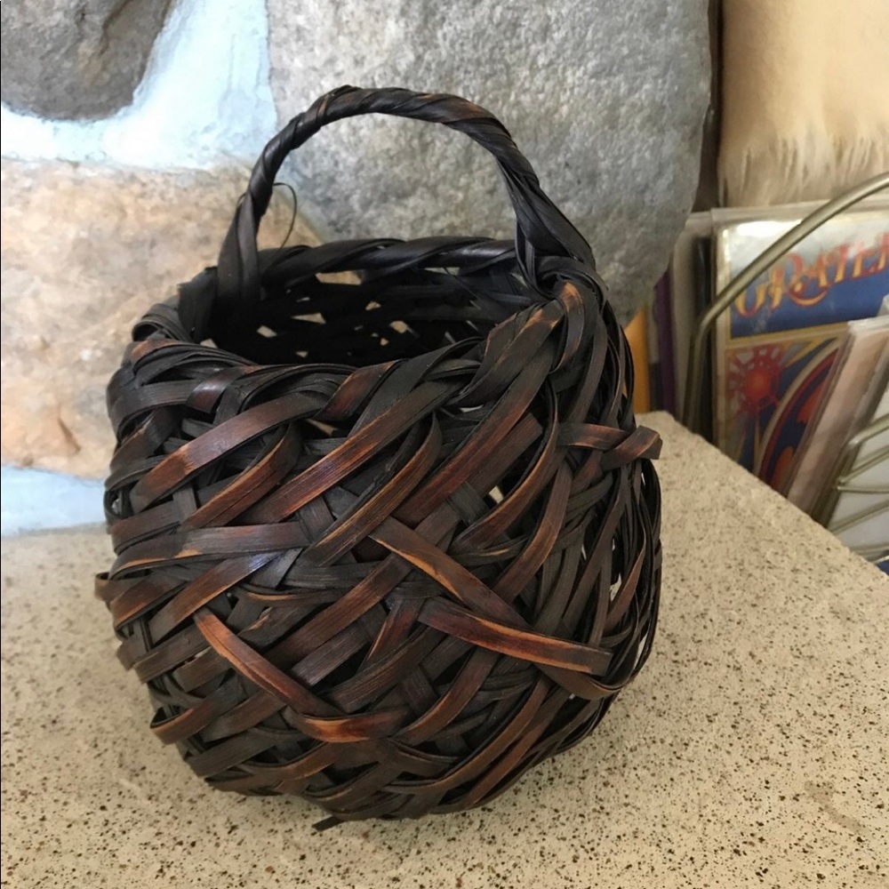 Rattan Wicker Planter Basket